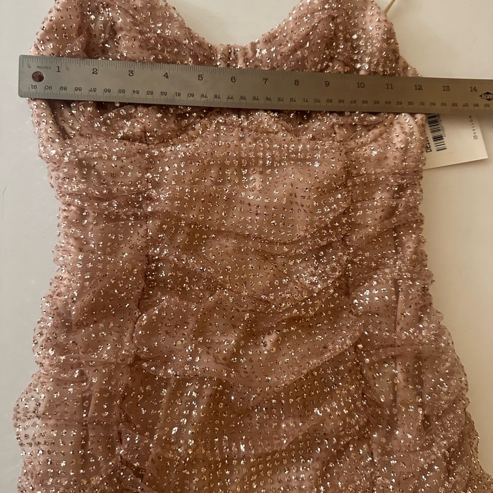 Hello Molly Blush Pink Sequin Mini Dress - Picture 14 of 16